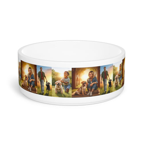 Ceramic Pet Bowl – 16 oz Dog Feeding Bowl