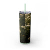 Skinny Tumbler with Straw – 20 oz Stainless Steel Cup