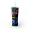 Skinny Tumbler with Straw – 20 oz Stainless Steel Cup