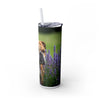 Skinny Tumbler with Straw – 20 oz Stainless Steel Cup