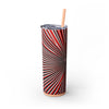 Skinny Tumbler with Straw – 20 oz Stainless Steel Cup