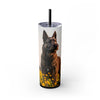 Skinny Tumbler with Straw – 20 oz Stainless Steel Cup