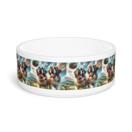 Ceramic Pet Bowl – 16 oz Dog Feeding Bowl