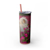 Skinny Tumbler with Straw – 20 oz Stainless Steel Cup