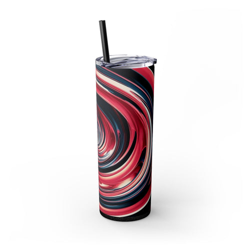 Skinny Tumbler with Straw – 20 oz Stainless Steel Cup