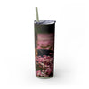 Skinny Tumbler with Straw – 20 oz Stainless Steel Cup