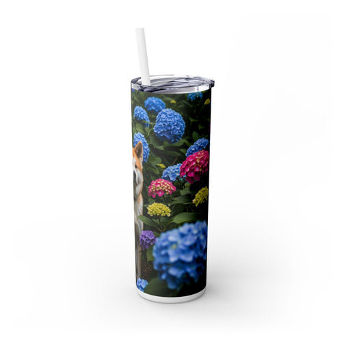 Skinny Tumbler with Straw – 20 oz Stainless Steel Cup