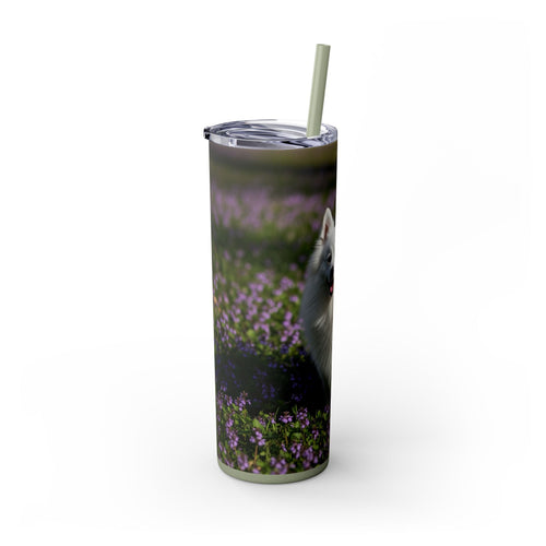 Skinny Tumbler with Straw – 20 oz Stainless Steel Cup