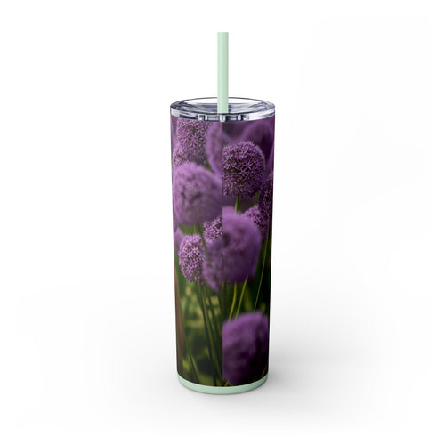 Skinny Tumbler with Straw – 20 oz Stainless Steel Cup