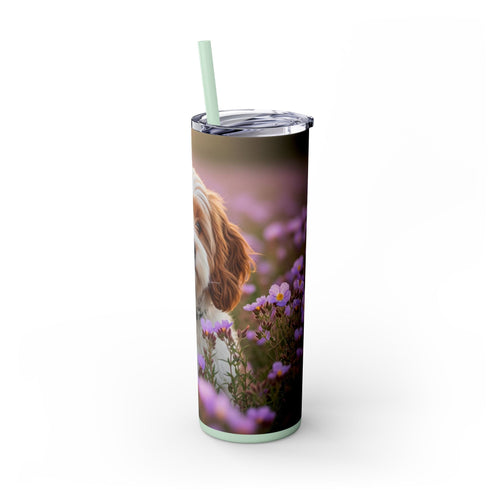 Skinny Tumbler with Straw – 20 oz Stainless Steel Cup