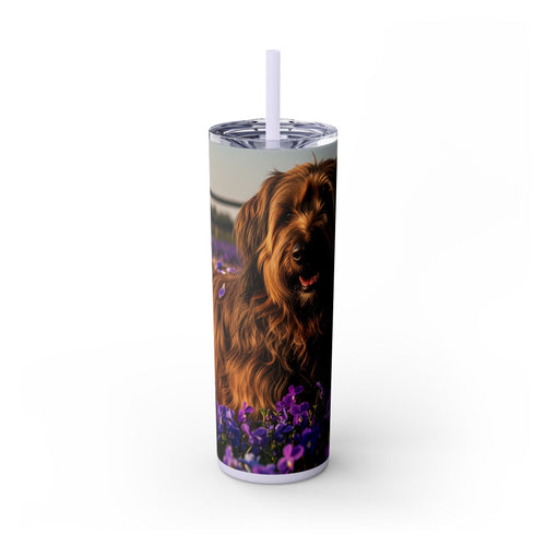 Skinny Tumbler with Straw – 20 oz Stainless Steel Cup