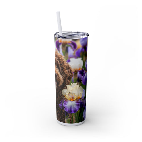 Skinny Tumbler with Straw – 20 oz Stainless Steel Cup