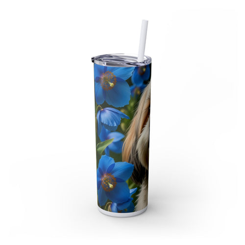 Skinny Tumbler with Straw – 20 oz Stainless Steel Cup