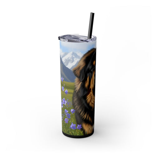 Skinny Tumbler with Straw – 20 oz Stainless Steel Cup