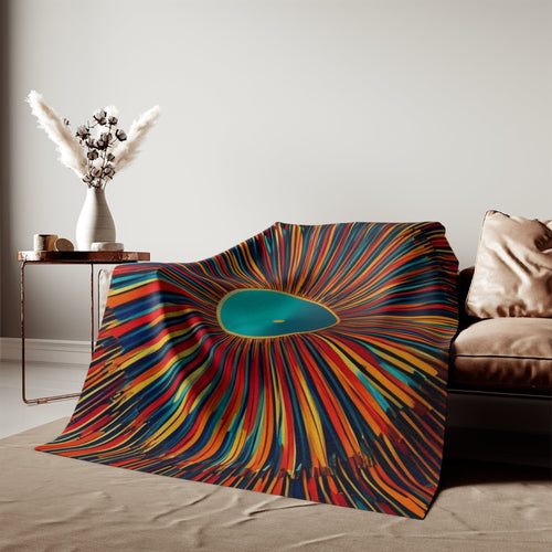 Sweatshirt Blanket – Plush Fleece Throw, 2 Size Options
