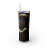 Skinny Tumbler with Straw – 20 oz Stainless Steel Cup
