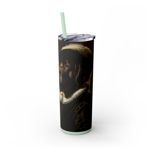 Skinny Tumbler with Straw – 20 oz Stainless Steel Cup