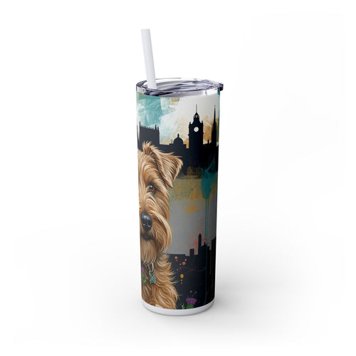 Skinny Tumbler with Straw – 20 oz Stainless Steel Cup