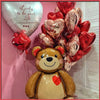 Big Bear Foil Balloon Large Size Love Heart Wedding