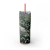 Skinny Tumbler with Straw – 20 oz Stainless Steel Cup