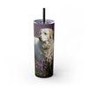 Skinny Tumbler with Straw – 20 oz Stainless Steel Cup