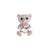 Little bear love crystal brooch female