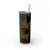 Skinny Tumbler with Straw – 20 oz Stainless Steel Cup