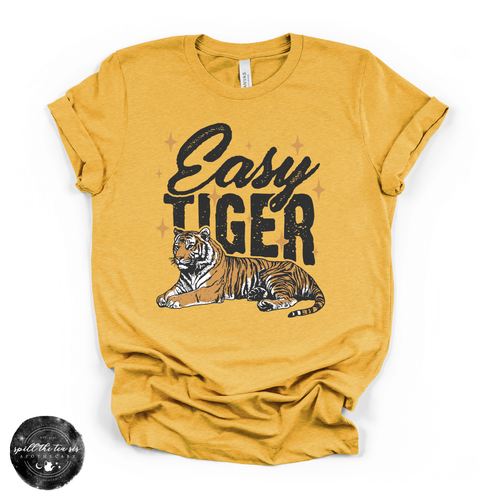 Easy Tiger Tee | Retro Tiger Graphic T-Shirt