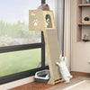 Luxury Wall-Mounted Cat Climbing Tower with Scratching Mat & Perch – Max & Rex Approved