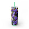 Skinny Tumbler with Straw – 20 oz Stainless Steel Cup