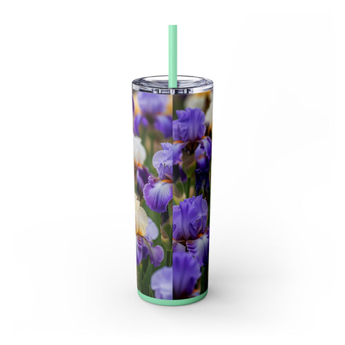 Skinny Tumbler with Straw – 20 oz Stainless Steel Cup