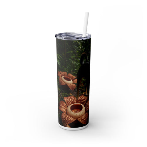 Skinny Tumbler with Straw – 20 oz Stainless Steel Cup