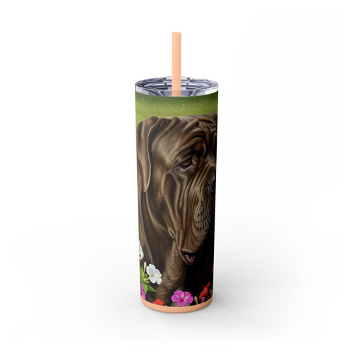 Skinny Tumbler with Straw – 20 oz Stainless Steel Cup