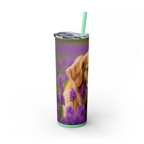 Skinny Tumbler with Straw – 20 oz Stainless Steel Cup