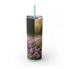 Skinny Tumbler with Straw – 20 oz Stainless Steel Cup