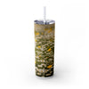 Skinny Tumbler with Straw – 20 oz Stainless Steel Cup