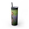Skinny Tumbler with Straw – 20 oz Stainless Steel Cup