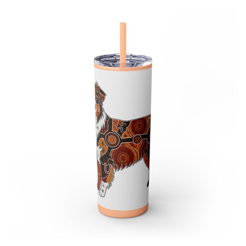 Skinny Tumbler with Straw – 20 oz Stainless Steel Cup