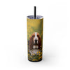 Skinny Tumbler with Straw – 20 oz Stainless Steel Cup