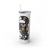 Skinny Tumbler with Straw – 20 oz Stainless Steel Cup