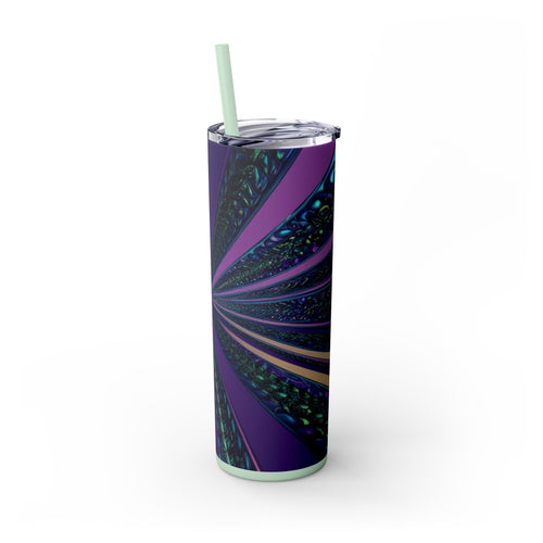 Skinny Tumbler with Straw – 20 oz Stainless Steel Cup