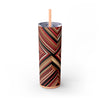 Skinny Tumbler with Straw – 20 oz Stainless Steel Cup