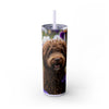 Skinny Tumbler with Straw – 20 oz Stainless Steel Cup