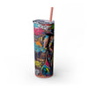 Skinny Tumbler with Straw – 20 oz Stainless Steel Cup
