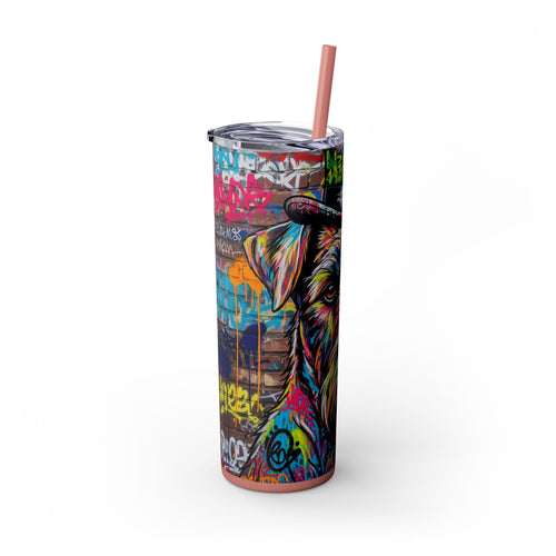 Skinny Tumbler with Straw – 20 oz Stainless Steel Cup