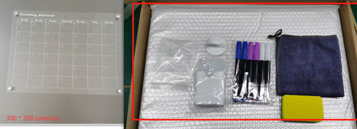 Acrylic Message Board Note Board Exhibition Board