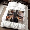 Sweatshirt Blanket – Plush Fleece Throw, 2 Size Options
