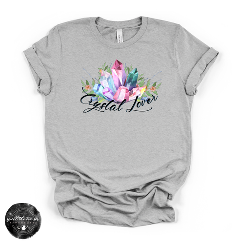 Crystal Lover Tee | Spiritual Crystal Graphic T-Shirt