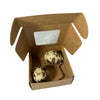Quail Egg Earrings, Brown