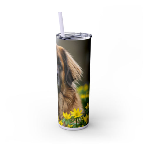 Skinny Tumbler with Straw – 20 oz Stainless Steel Cup